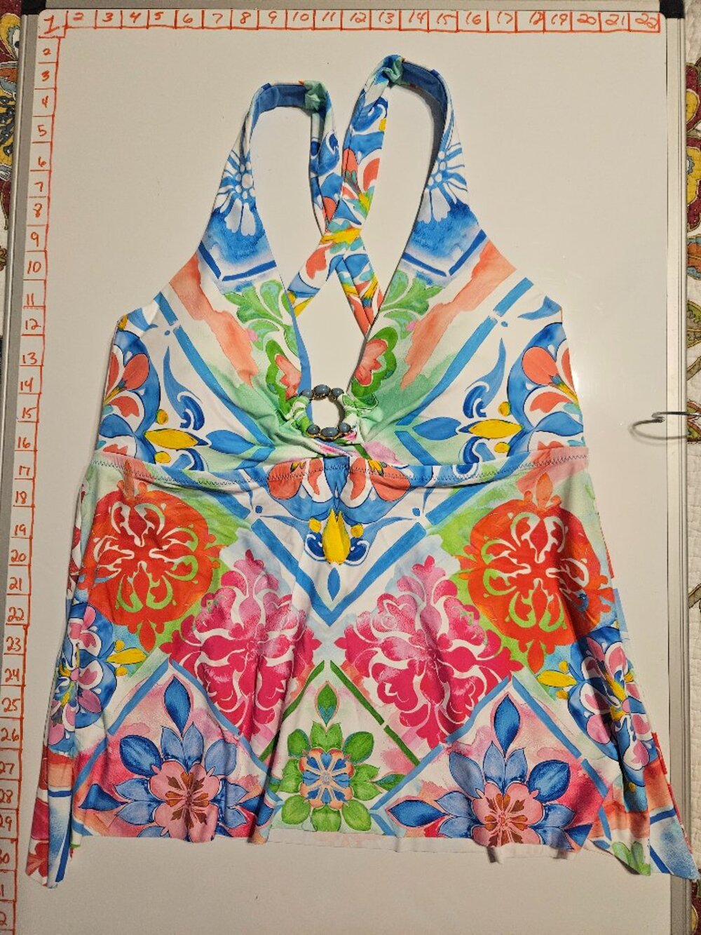 3 Piece Tankini and Cover up Swimsuit Size 2X (20-22)